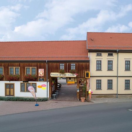 Pension-Café-Libelle Elxleben bei Arnstadt Exterior foto